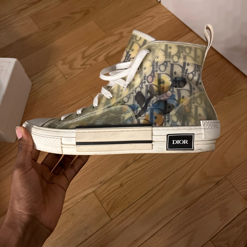 Dior hightop sneakers worn a few times good condition willing to negotiate.